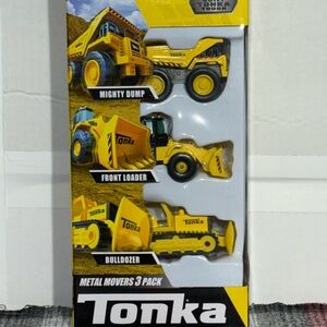 Tonka Metal Movers 3 Pack Toy Set - Sealed